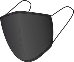 Maseczka bawełniana BLACK-BLACK 140116501